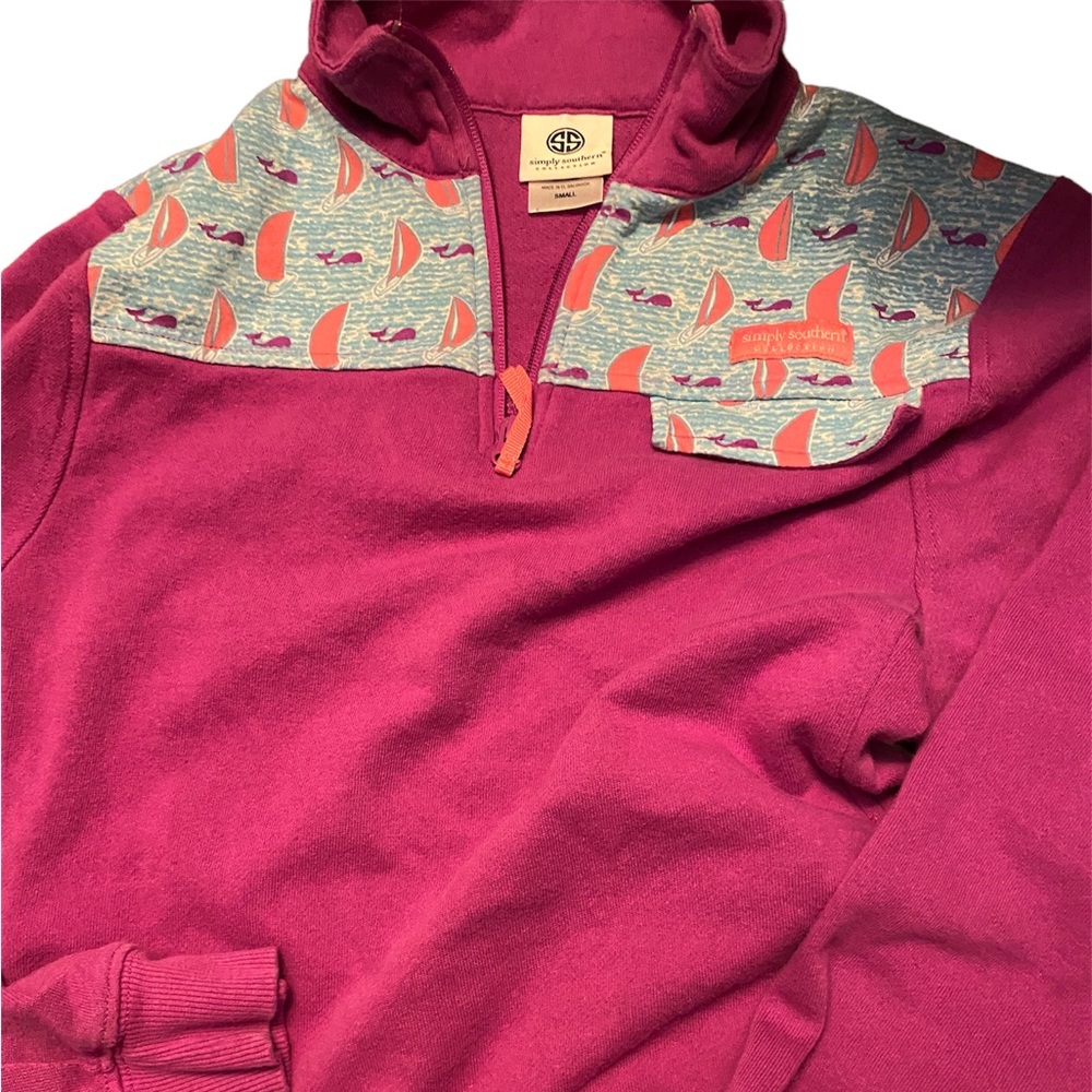 Simply southern pull over sweatshirt